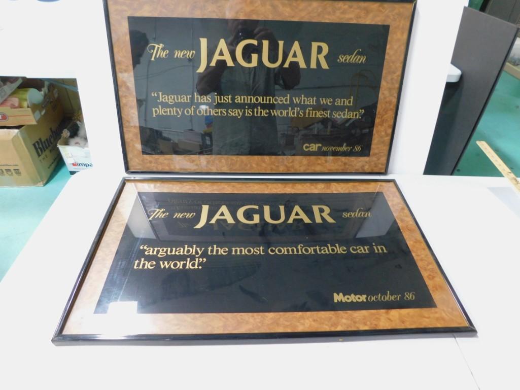 2 Jaguar Advertising Signs (1 of 3)