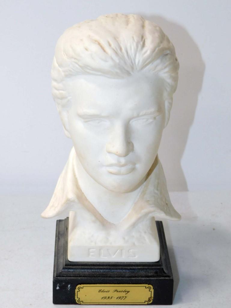 Bust of Elvis Presley Says Goebel on the Bottom (1 of 6)