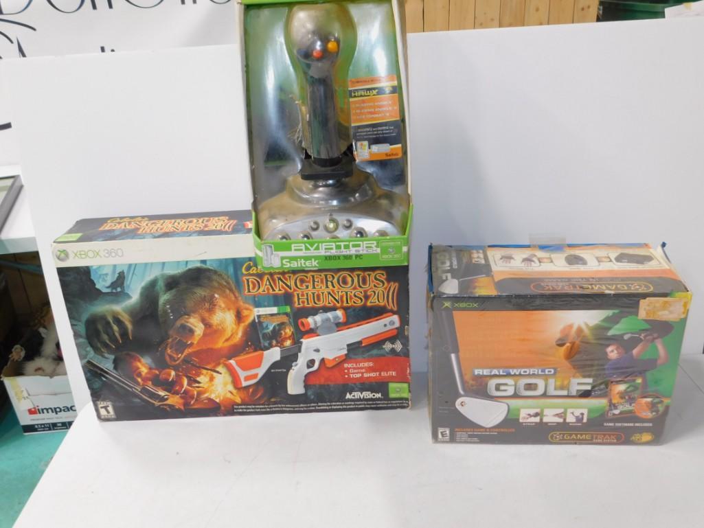 Video Game Lot incl Xbox 360 Cabela's Dangerous Hunts (1 of 5)