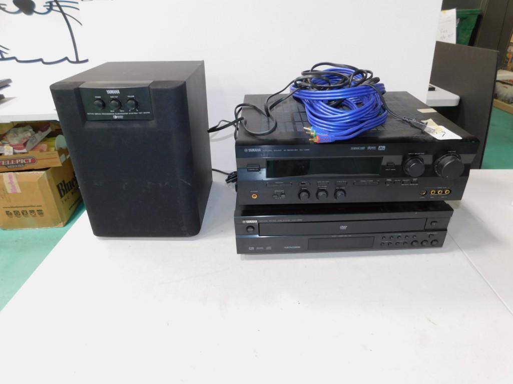Yamaha AV Stereo Receiver RX-V596 and a Yamaha 5 Disc (1 of 8)