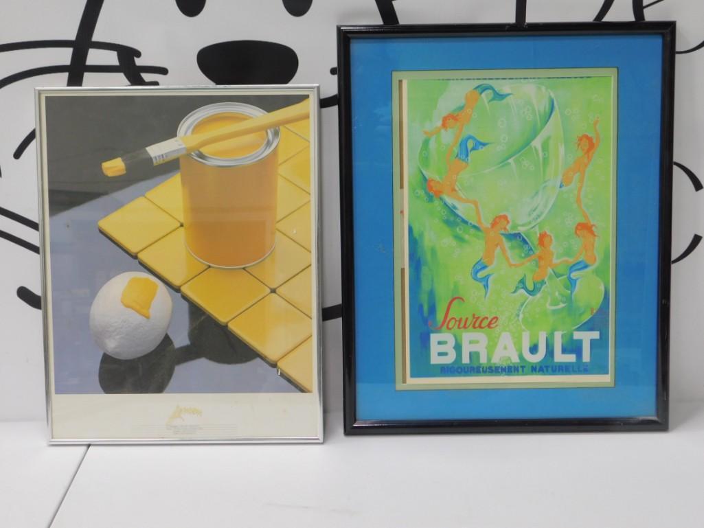 Framed Peter Chou Lithograph Print and a French Style (1 of 6)