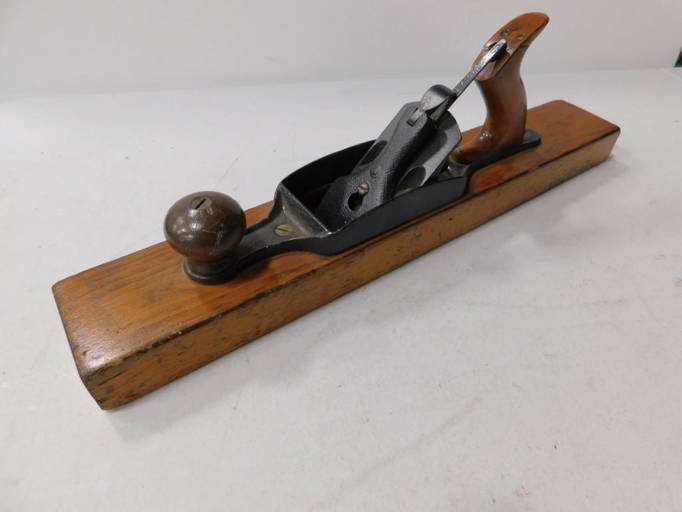 Large Vintage Wood Planer