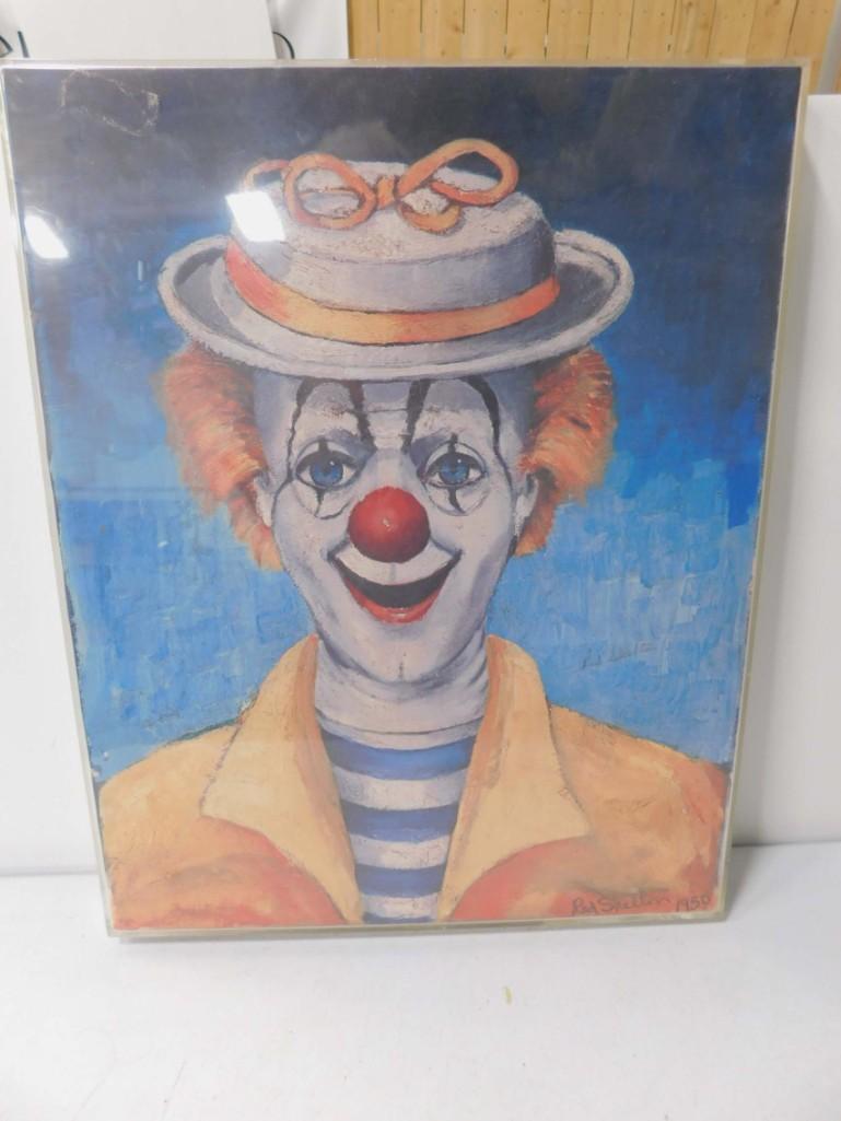 Red Skelton Framed Print Clown (1 of 4)