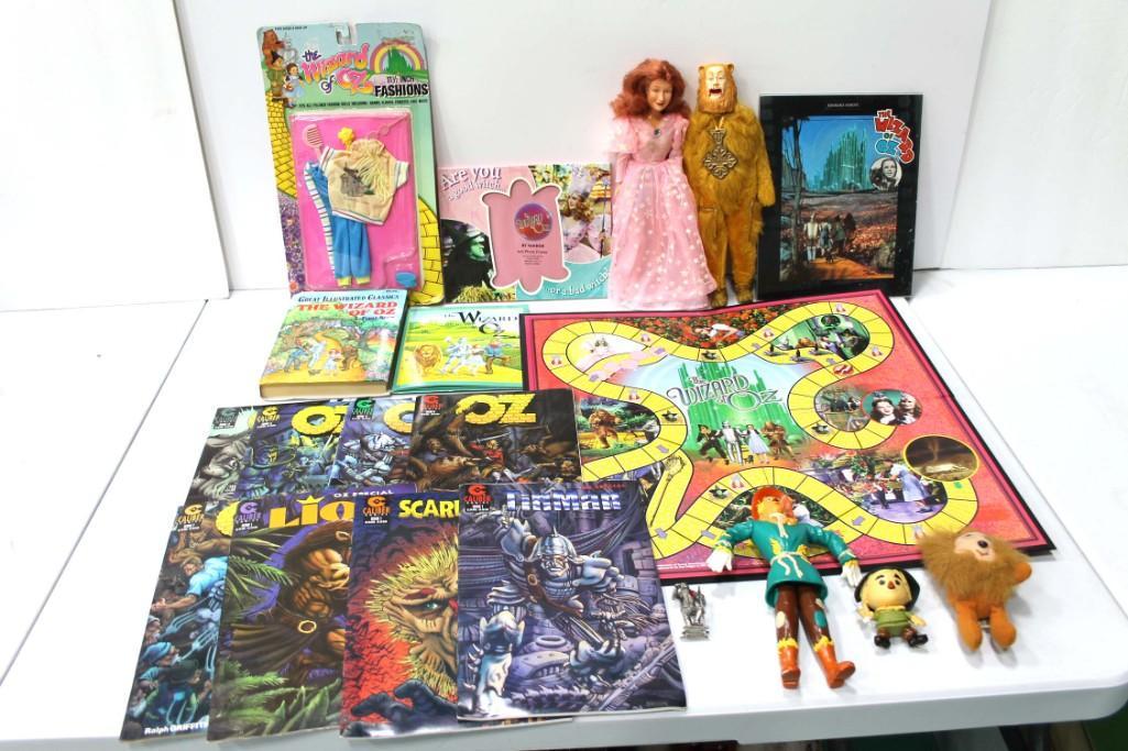 Wizard of Oz Lot incl Glinda and Lion Doll , Scarecrow (1 of 8)
