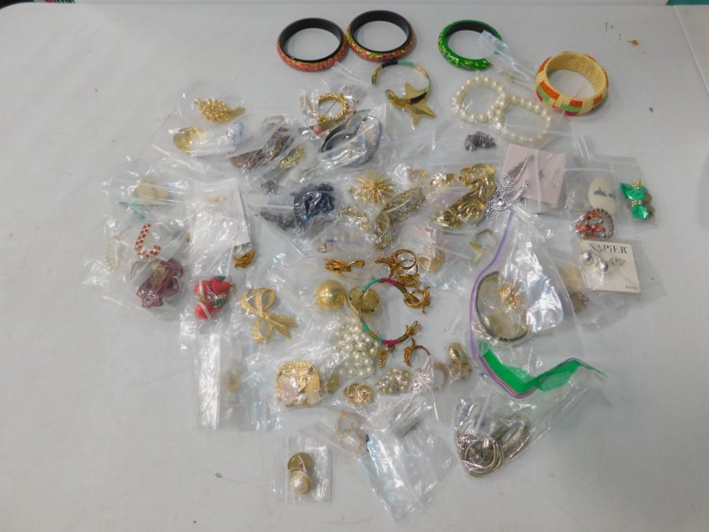 Lot of Costume Jewelry incl Bracelets , Earrings , (1 of 6)