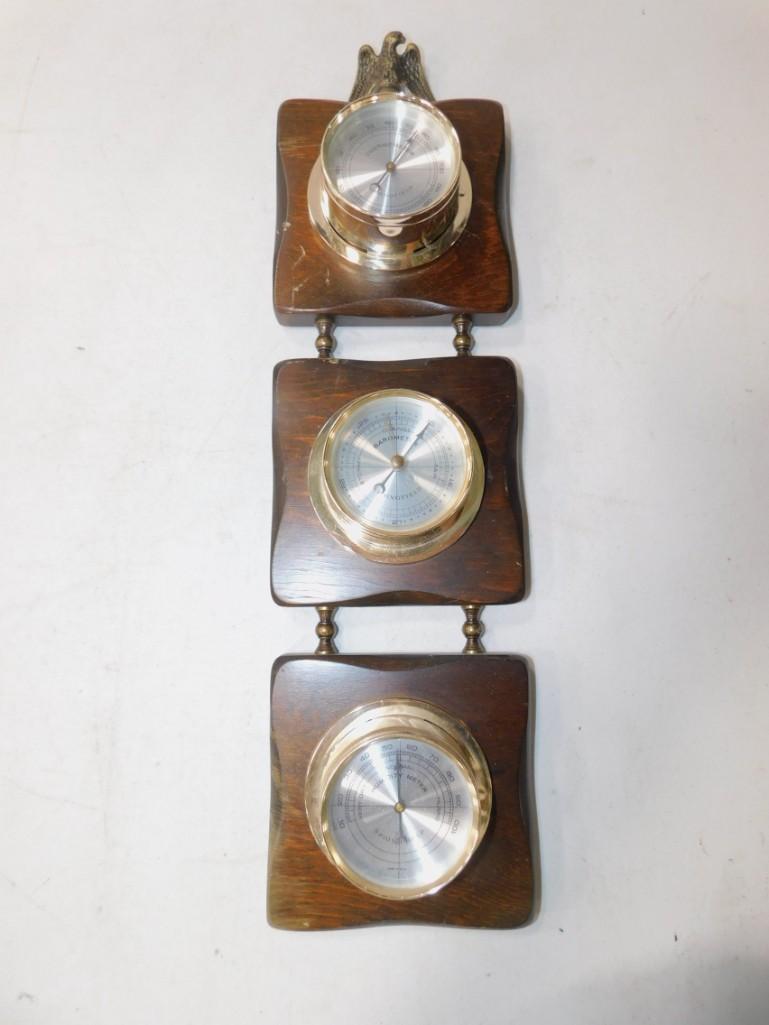 Vintage Barometer , Thermometer , Hydrometer (1 of 5)