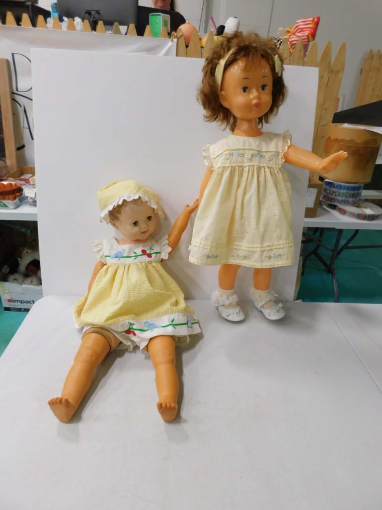 Vintage 27" Vinyl Walker Doll 1950s , Effanbee Hard (1 of 5)
