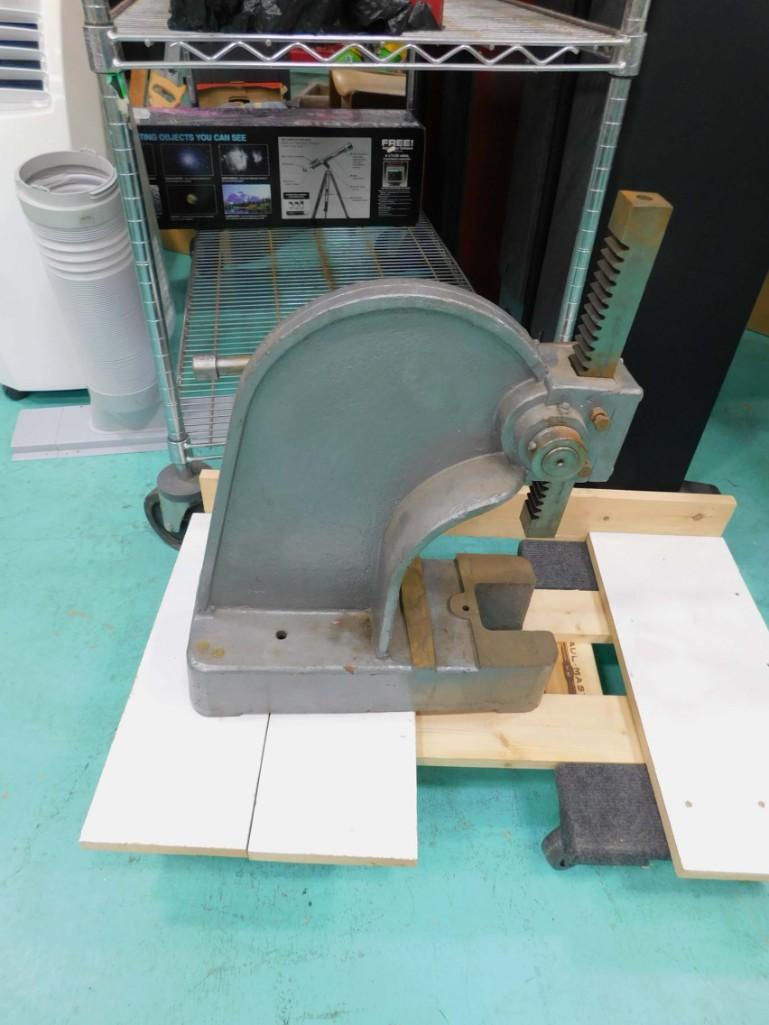 Vintage Industrial Hand Operated Arbor Press (1 of 3)