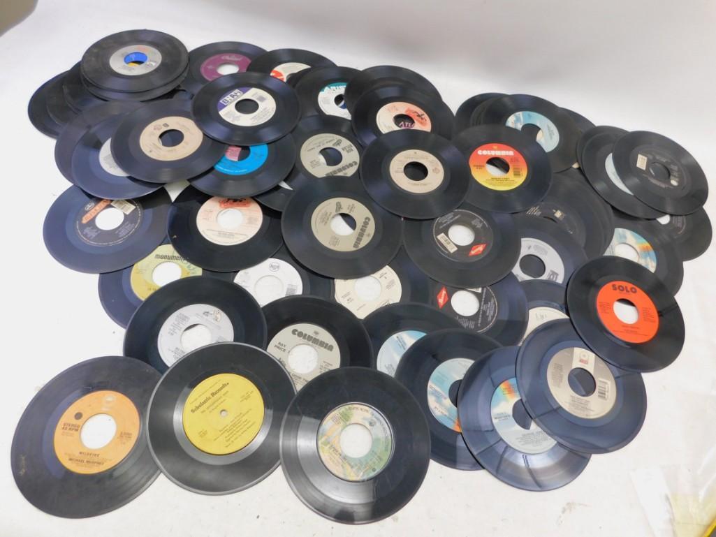 Lot of roughly 60 Vinyl 45 records - great for juke (1 of 8)