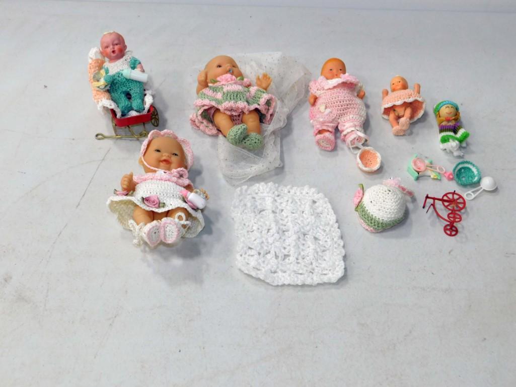 Vintage Bisque and Porcelain and Compo Jointed Baby (1 of 3)