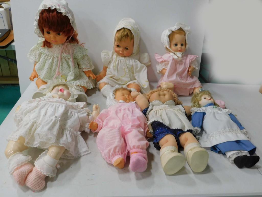 7 Dolls incl 5 Large Vinyl , 1 Cabbage Patch Kid and 1 (1 of 5)