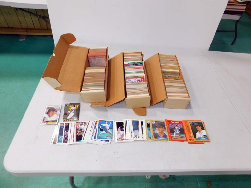 3 Boxes of Baseball Cards from the 1980s and Early (1 of 4)
