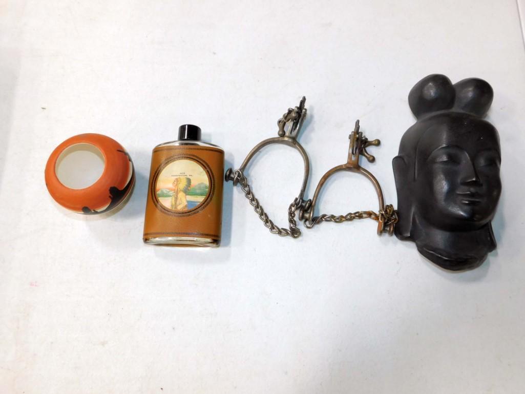 Lot of Collectibles incl Spurs , Native American (1 of 4)