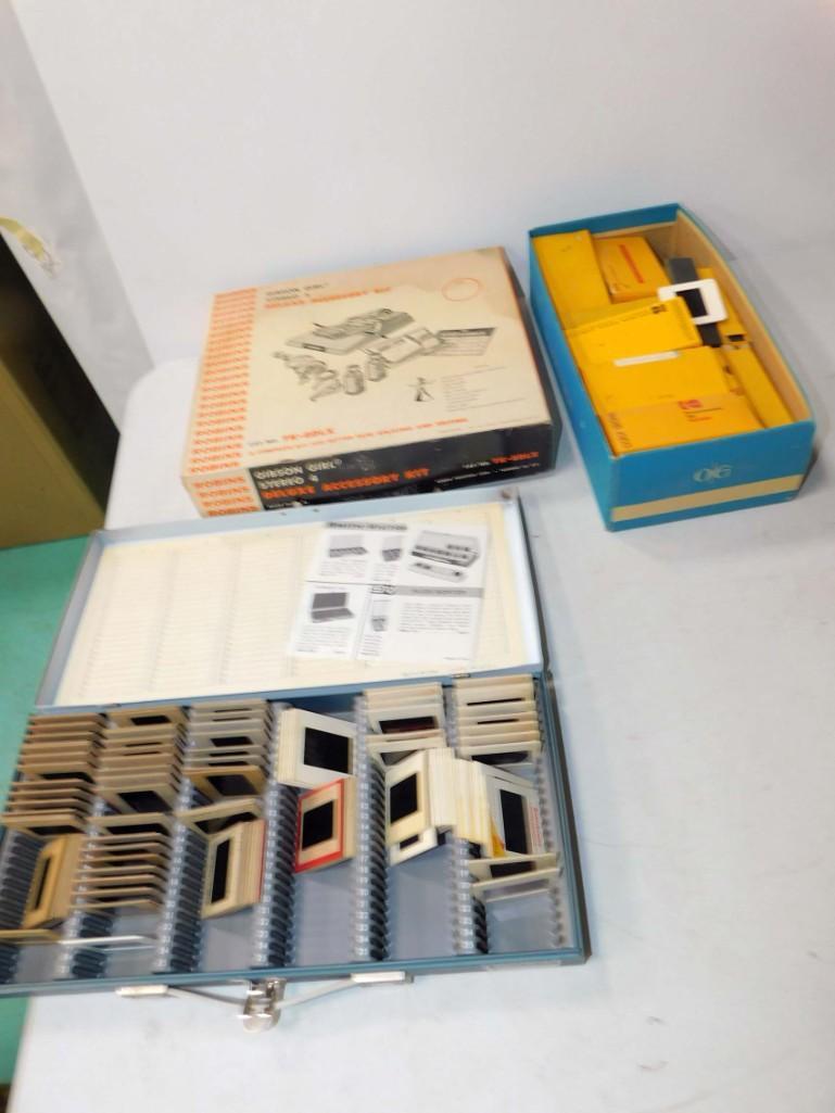 Lot of Slides and Gibson Girl Stereo 4 Deluxe Accessory (1 of 7)