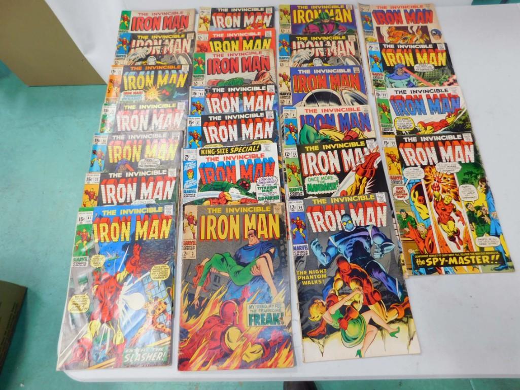 Lot of 24 The Invincible Iron Man Comics Mostly 12 and (1 of 5)