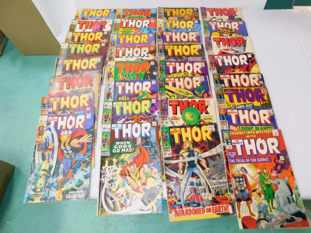 32 Vintage The Mighty Thor Comic Books all 12 or 15 (1 of 5)