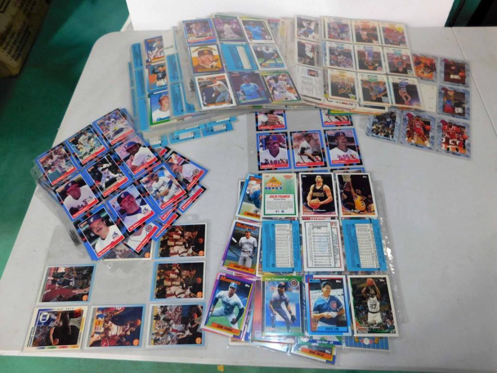 Lot of Basketball and Baseball Cards in Binder Sleeves (1 of 4)