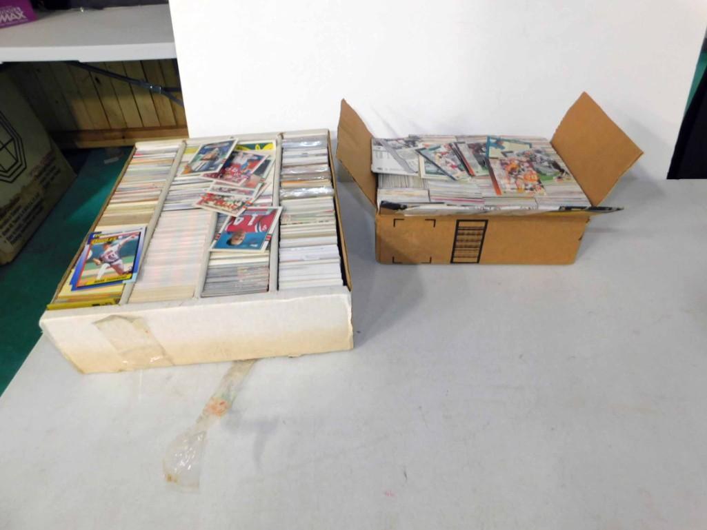 2 Boxes of Sports Cards Mostly Football , Some Baseball (1 of 3)