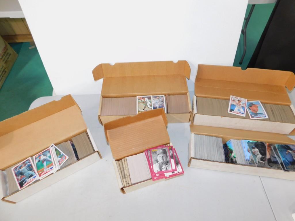 5 Sleeves of Baseball Cards incl 1989 Topps , 1991 (1 of 4)