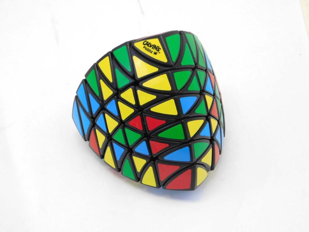 Calvin's Timur Royal Pyraminx Twisty Puzzle: Calvin's Timur Royal Pyraminx Twisty Puzzle. This one comes prescrambled unless Darryl has some free time.