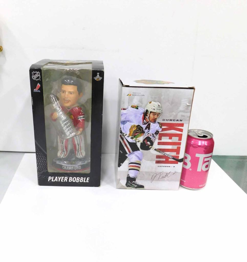 2 Chicago Blackhawks Bobbleheads incl Corey Crawford (1 of 4)