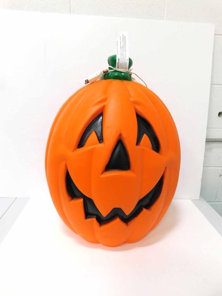 Halloween Blow Mold Pumpkin or Jack O Lantern (1 of 4)