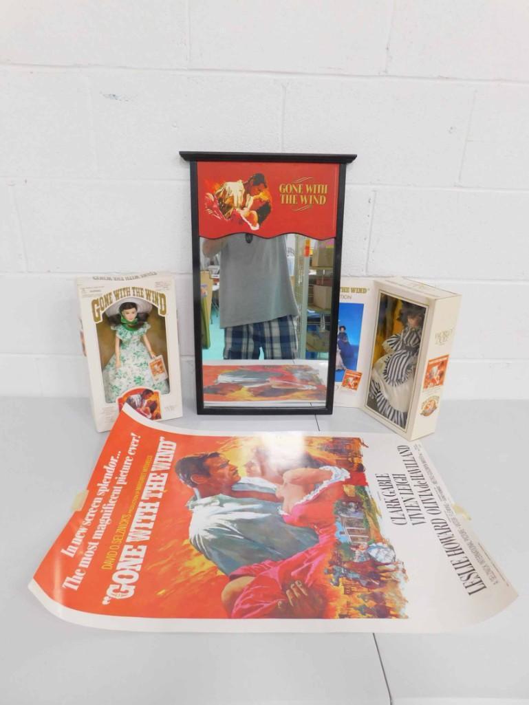 Gone with the Wind Lot incl Mirror 24"x15" , 2 Gone (1 of 5)