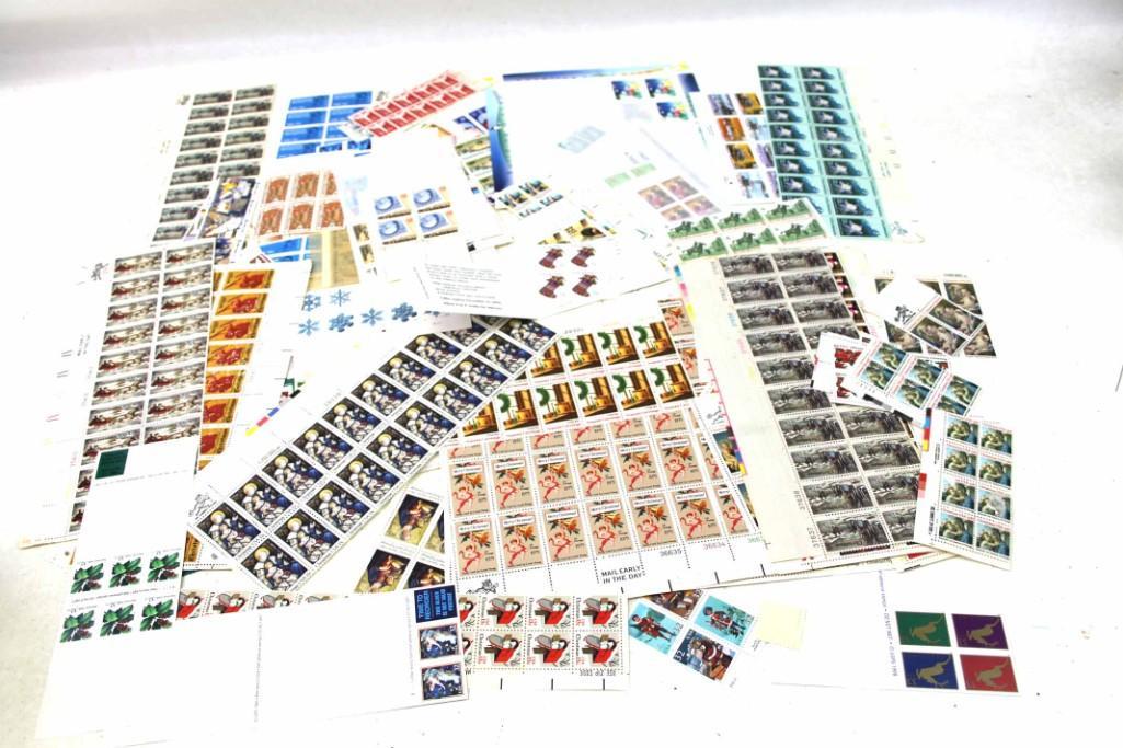 Unused and Block Stamps incl Christmas and Misc . (1 of 3)