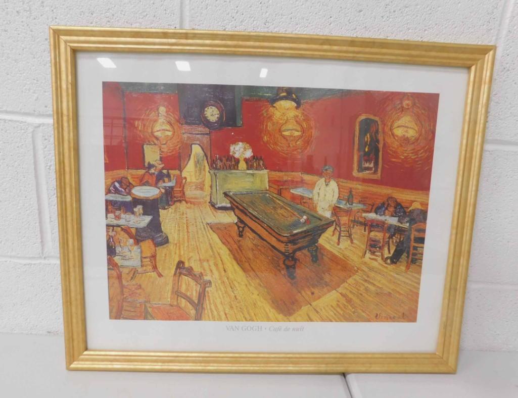 Van Gogh's Cafe De Nuit Print 21"x17.5": Van Gogh's Cafe De Nuit Print 21"x17.5"