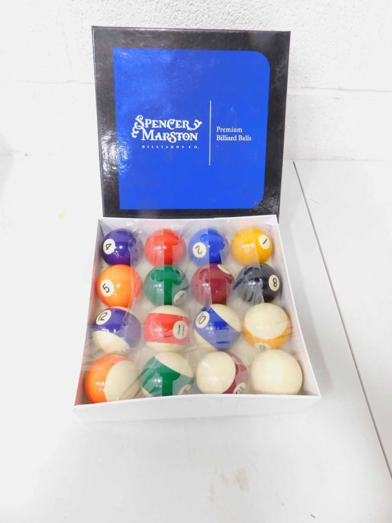 Spencer and Marston Premium Billiard Balls in Original (1 of 1)