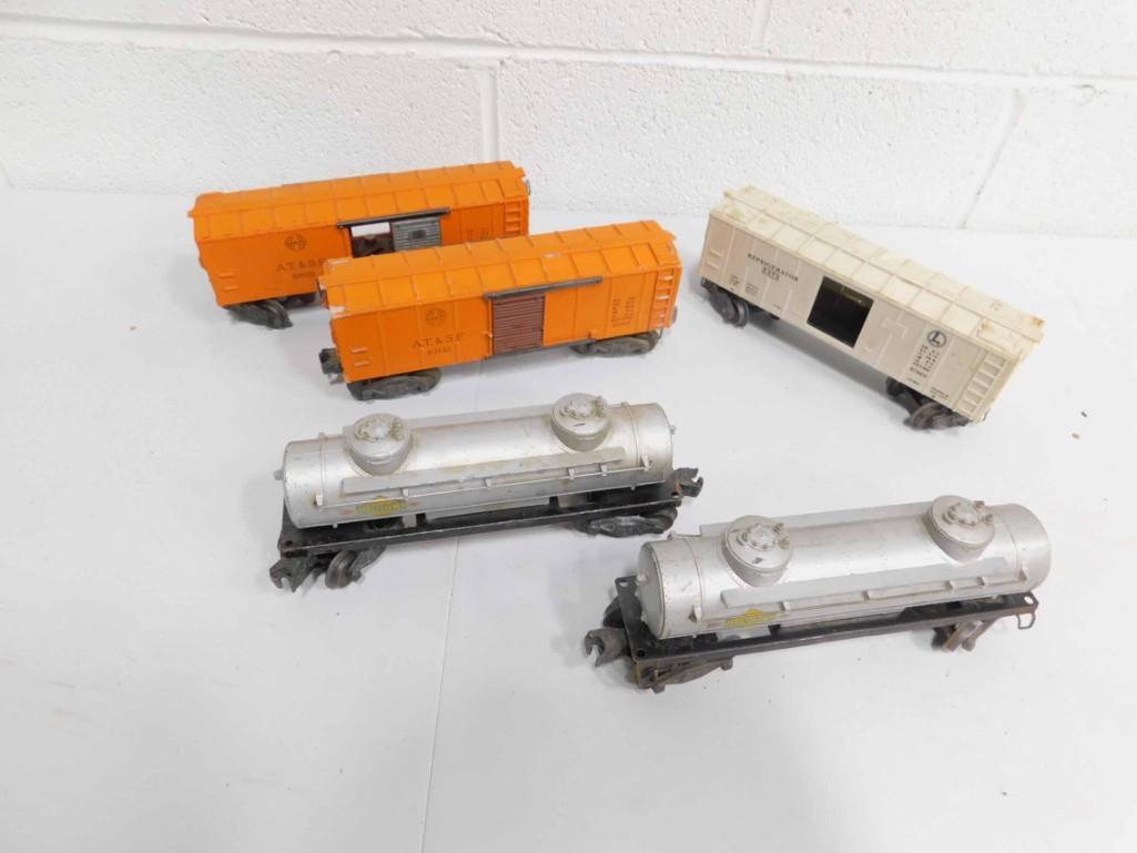 Lot of 5 Lionel O Gauge Model Railroad Train Cars incl (1 of 4)