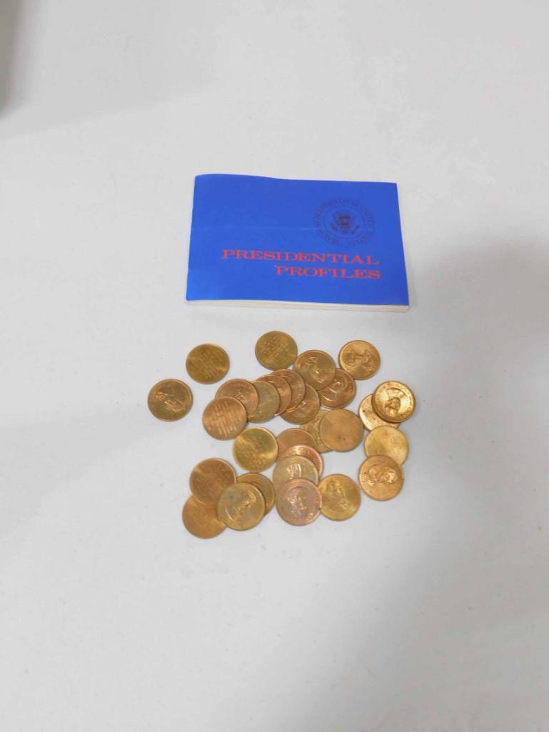 20 Franklin Mint Bronze Mr President Coins Incomplete (1 of 3)