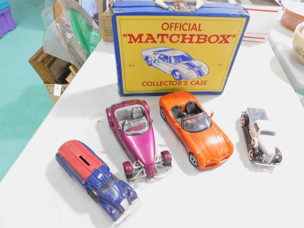 2 Die Cast Cars , Plymouth Prowler (missing seat) , (1 of 5)