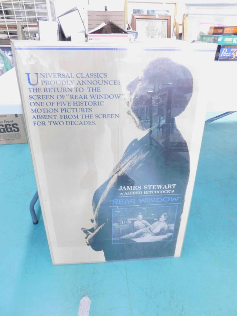 Original Rear Window Movie Poster 36"x24" (1 of 2)