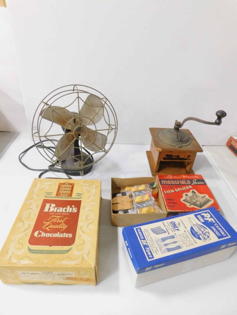 Vintage Lot incl Eskimo Vintage Metal Fan , Vintage (1 of 6)