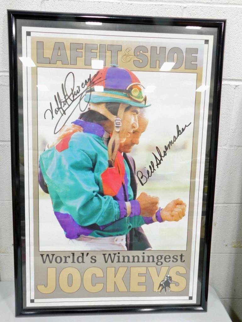 Laffit and Shoe World's Winningest Jockey Horse Racing (1 of 3)