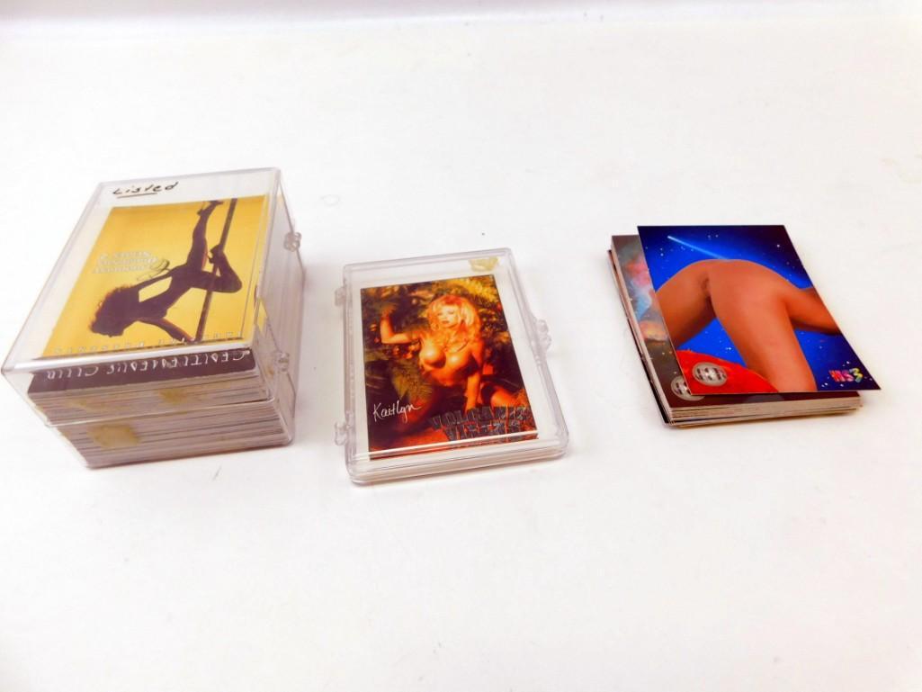 Lot of Adult Trading Cards including Hot Shots 3,: Lot of Adult Trading Cards including Hot Shots 3, Volcanic Vixens and Clubhouse Diamonds. Some of these are really raunchy