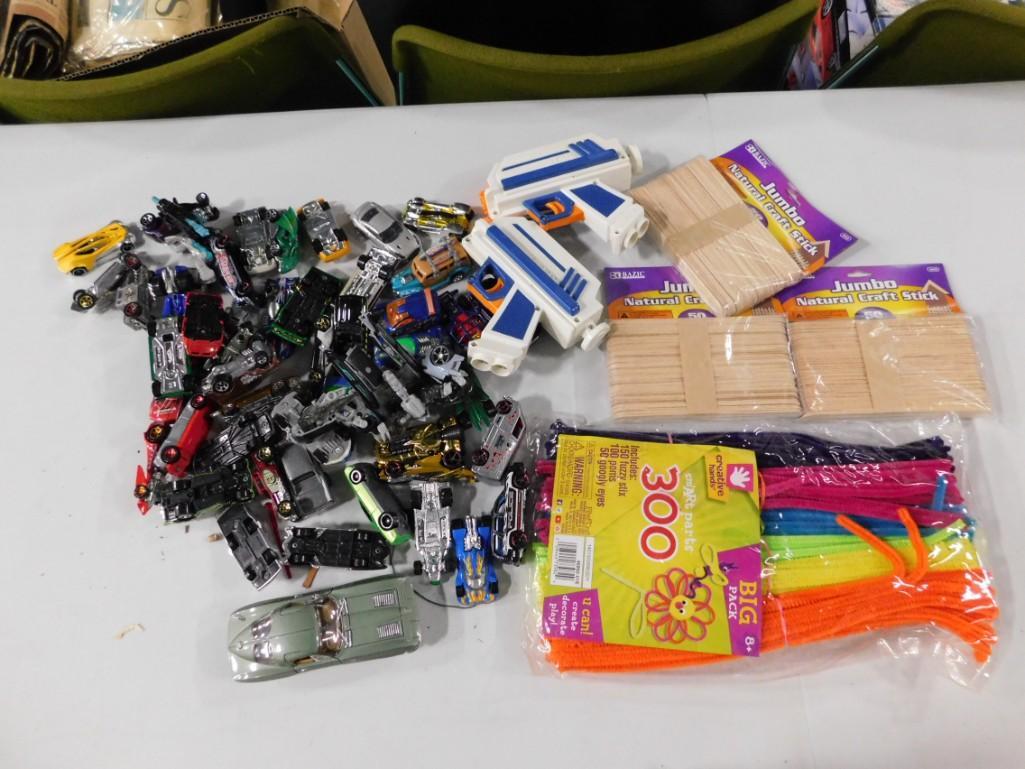 Toy Lot incl Hot Wheels , Crafting Supplies , Star Wars (1 of 5)