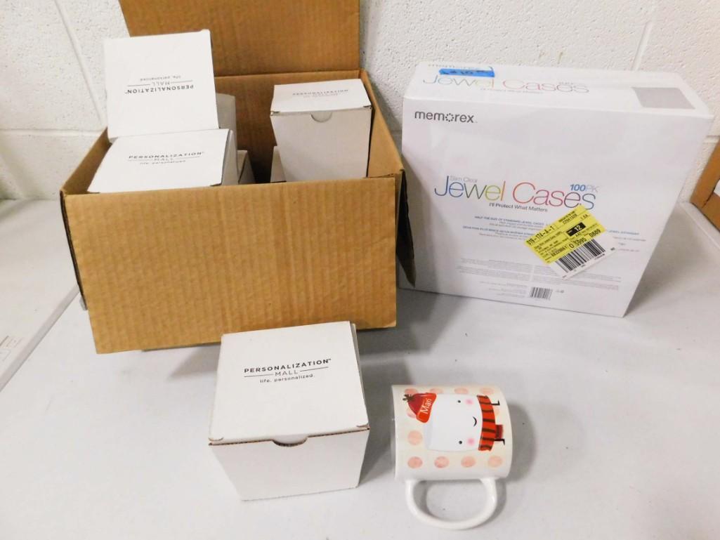 9 New in Box Personalized Mugs , Various Names , Plus (1 of 5)