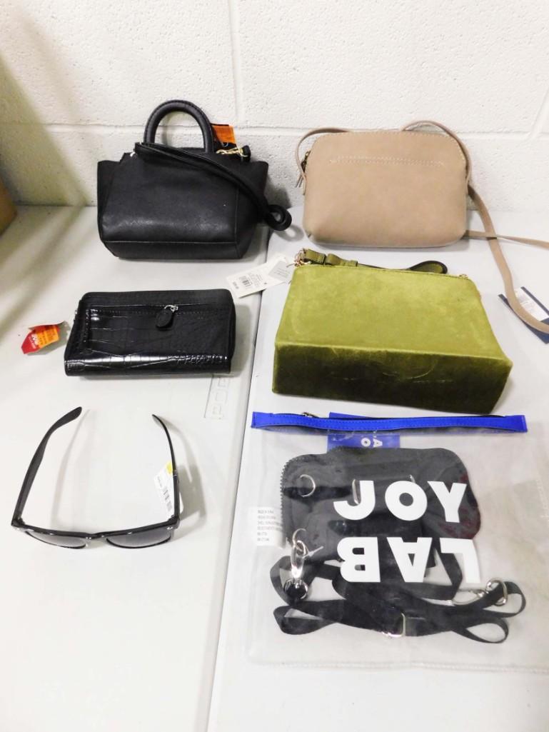 Accessories Lot incl Purses and Sunglasses: Accessories Lot incl Purses and Sunglasses