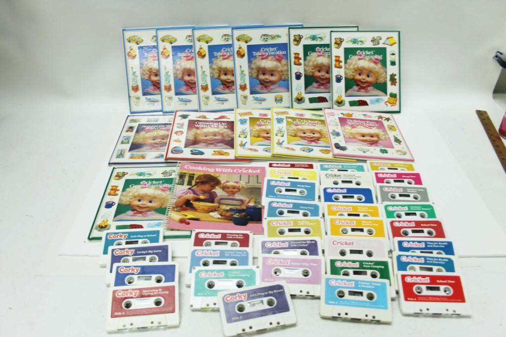 Vtg 1986 Playmates 30+ Cricket and Corky Cassette Tapes (1 of 4)