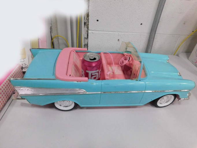 Barbie 1957 Chevy Barbiemobile Barbie Doll Car Blue And
