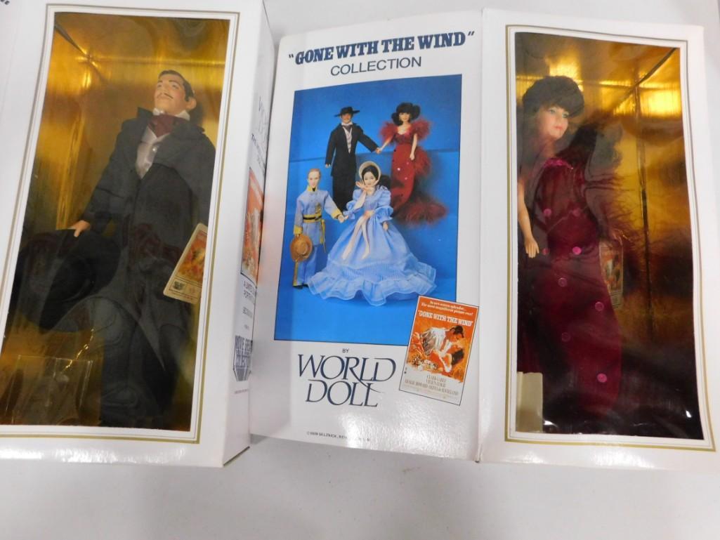 2 Gone with the Wind Dolls incl Scarlett Red and Rette (1 of 3)