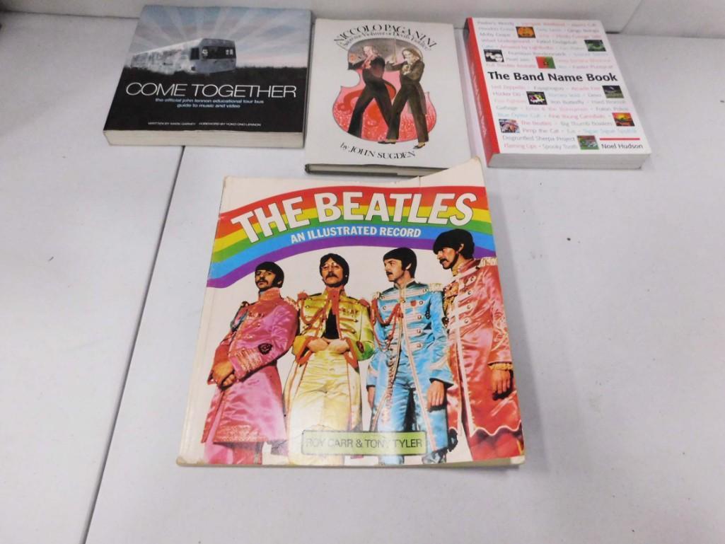 3 Books on Music and Bands incl The Beatles and: 3 Books on Music and Bands incl The Beatles and Illustrated Record, Come Together , The Band Name Book , Niccolo Paganini Book