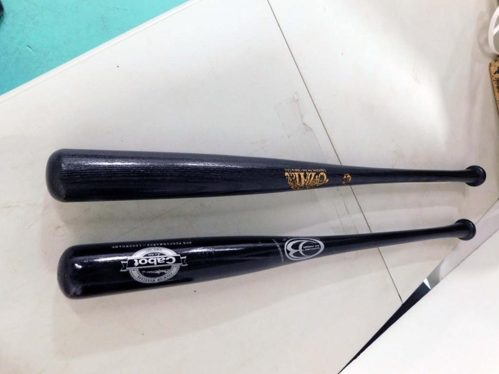 2 Baseball Bats 1 is Cooperstown and the other is Cabot (1 of 5)
