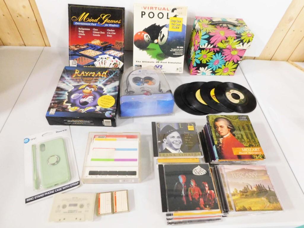 Misc Lot incl Computer Games , Headphones , Vintage (1 of 5)