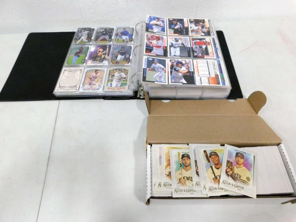 Sleeve of 2020 Topps Baseball Cards and a Huge Binder (1 of 12)