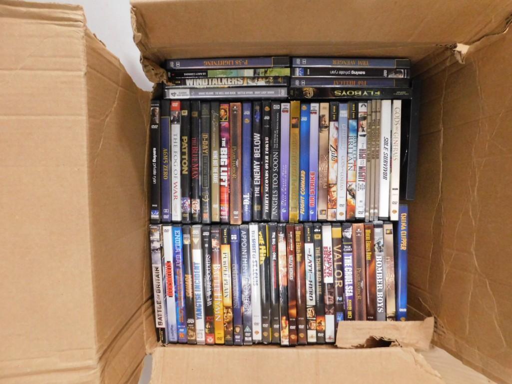 Lot of DVDs incl Kelly's Heroes , Patton , Battle of (1 of 4)