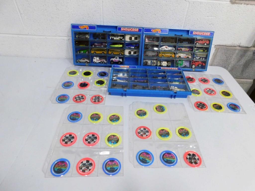 3 Hot Wheels Showcases with 47 Cars Plus Hot Wheels Cal (1 of 5)