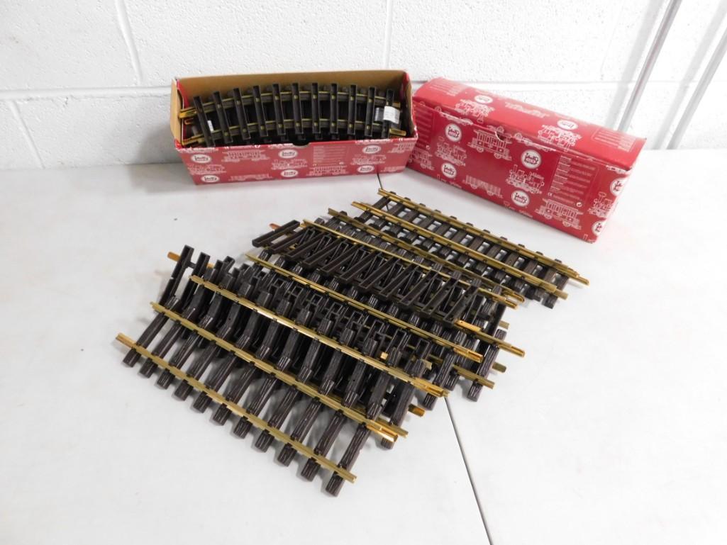 Lot of LGB Model Railroad Train Track incl 12 Straight (1 of 3)